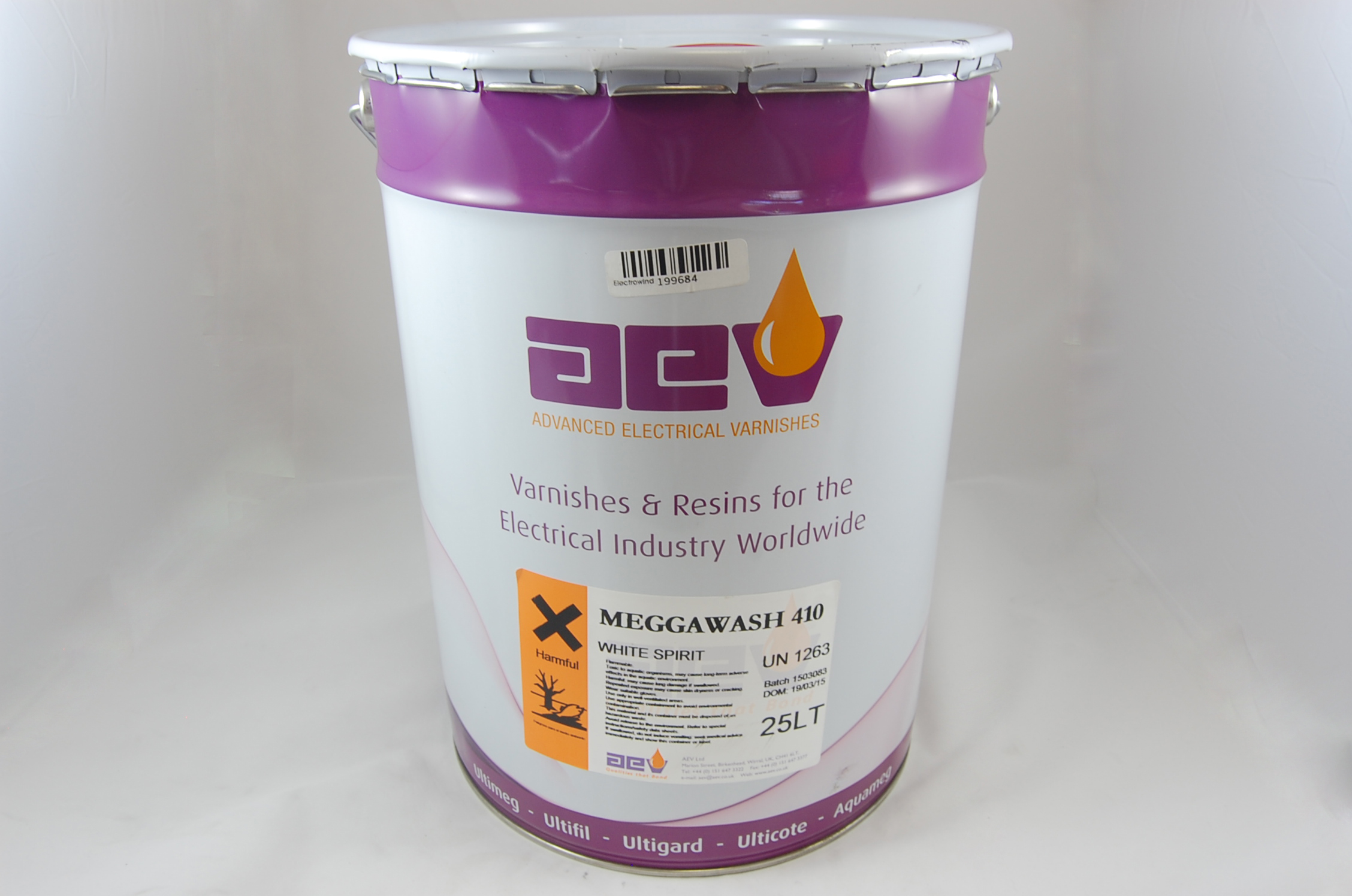 U372 Devolac Gray Fast-Coating Finishing Lacquer, gray, 5 LITRE can
