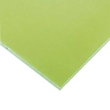 .032" (1/32" thick) G-10/FR-4 Glass-Cloth Reinforced Epoxy Laminate Sheet 130°C, yellow,  36"W x 48"L sheet