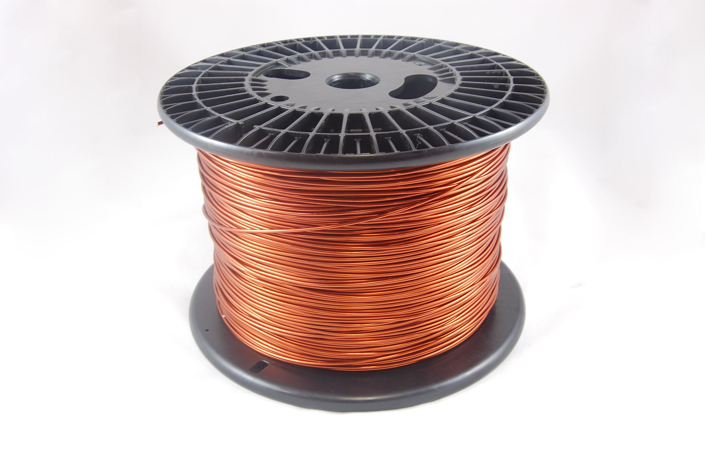 #8 Heavy GP/MR-200 Round MW 35 Copper Magnet Wire 200°C, copper, 80 LB 12" reel (average wght.)
