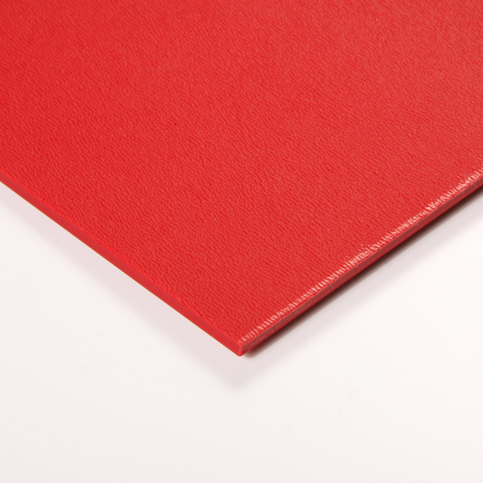 .375" (3/8" thick) GPO-3 Grade UTR 1494 Arc/Track & Flame Resistant Fiberglass-Reinforced Polyester Laminate Sheet 130°C, red,  36"W x 72"L sheet
