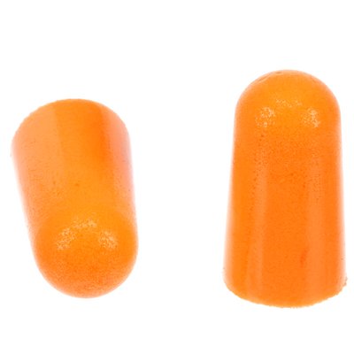 3M 1100 Uncorded Foam Earplugs, orange, 200 per CASE