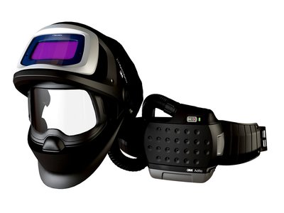 3M Speedglas 9100FX-Air Helmet and 3M Adflo Powered Air Purifying Respirator System, 36-1101-20SW-CA, Lithium Ion Battery and Charger, SG-30W Breathing Tube, 9100X ADF included, black, 1 per CASE