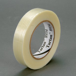 24 mm 3M 8934 Tartan Utility Filament Tape, clear, 24mm wide x 60 YD roll