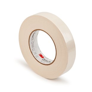 1/2" 3M 1076 Polyester Film/Glass Filament Electrical Tape with Acrylic Adhesive 105°C, translucent, 1/2" wide x  60 YD roll