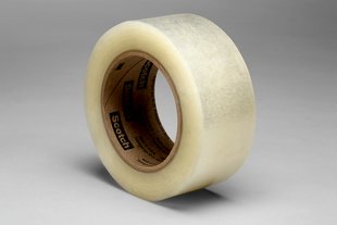 72 mm 3M Scotch 313 Box Sealing Tape with Acrylic Adhesive, clear, 72 mm wide x  100 M roll