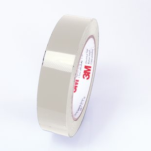 1-1/4" 3M 5 Polyester Film Electrical Tape with Acrylic Adhesive 130°C, clear, 1-1/4" wide x  72 YD roll