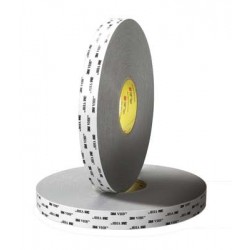 1/2" 3M RP16 Acrylic Foam Tape with Acrylic Adhesive, gray, 1/2" wide x  36 YD roll