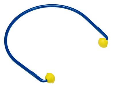 3M E-A-R Caboflex Model 200 Banded Hearing Protector, yellow/blue, 321-2101, 100 per CASE
