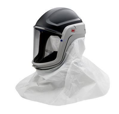 3M Versaflo Helmet Assembly with Standard Visor and Shroud, gray, M-405, 1 per CASE