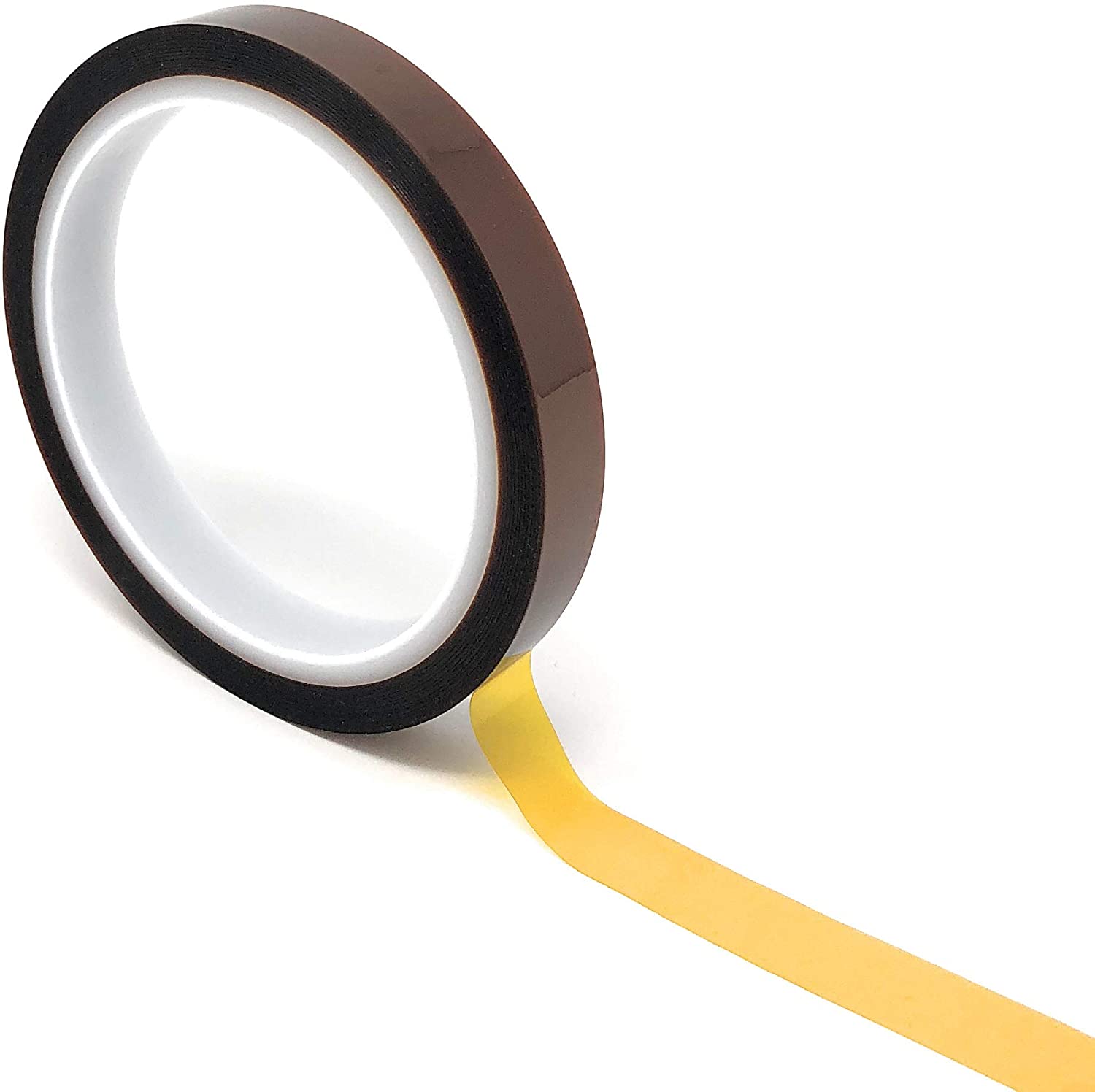 1-1/2" #8258 Polyimide 1 mil Kapton Tape, 180°C, amber, 1-1/2 in x 36 yds