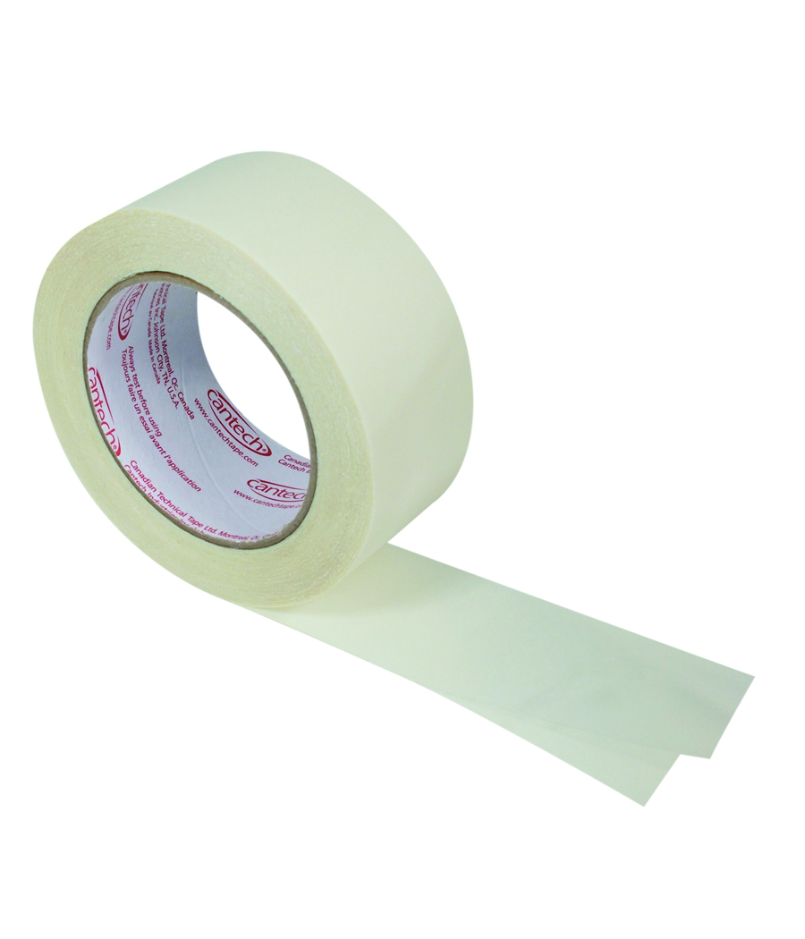 24 mm 408-00 Double-Sided Polyester Tape with Acrylic Adhesive, clear, 24 mm wide x  36 YD roll