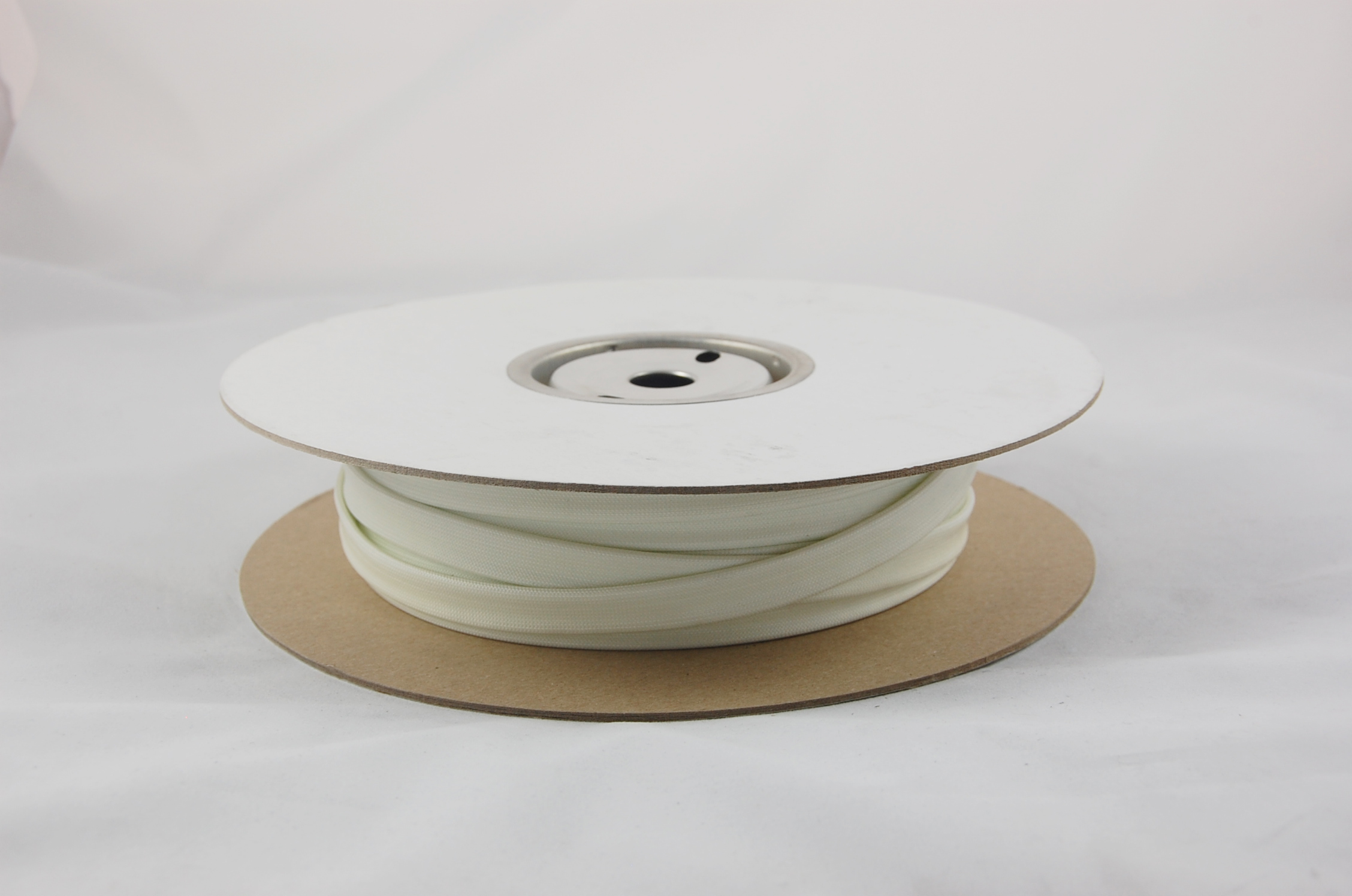 #11 AWG NU-SLEEVE AG-155 A (7000V) Acrylic Coated Braided Fiberglass Sleeving (417F) 155°C, natural, 250 FT per spool