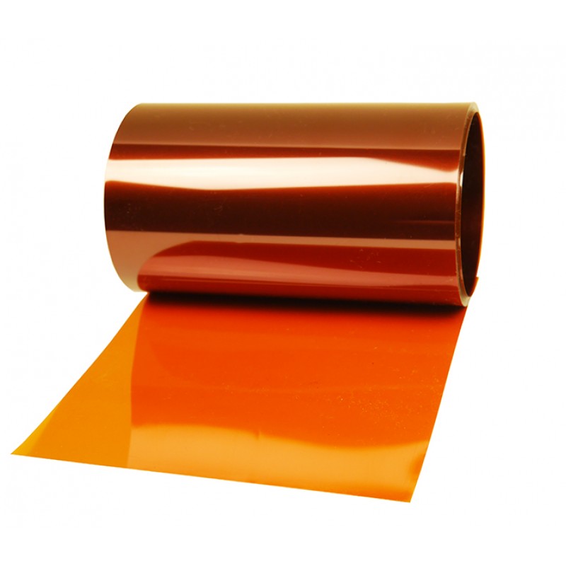 1 Mil Kapton® HN General-Purpose Flexible Film 180°C, amber, 12" x 40 FT roll
