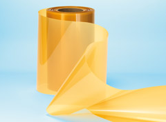 10 Mil (.010" thick) ELAN-Film® HT-180 Electrical Insulating Film, 180°C, amber, 54" x 500 YD roll
