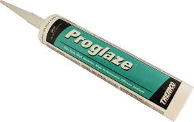 Proglaze Single-Component Moisture-Cure Acetoxy Silicone Sealant for Glazing, clear, 300 mL cartridge