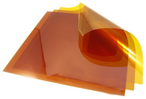 2 Mil (.002" thick) General-Purpose Polyimide Film HN 180°C, amber, 24" x 36" sheet