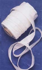 2" x 1/4" bead diameter FRS142 Res-I-Straint Tadpole Edging Tape, white, 2" width x 100 YD spool