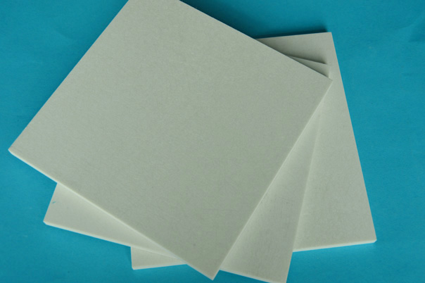 .375" (3/8" thick) GPO-1 H755 Fiberglass-Reinforced Polyester Laminate Sheet 155°C, ivory,  48"W x 96"L sheet