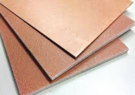 1" thick GPO-1 HST-II High-Strength & High-Temperature Fiberglass-Reinforced Polyester Laminate Sheet 220°C, tan,  36"W x 72"L sheet