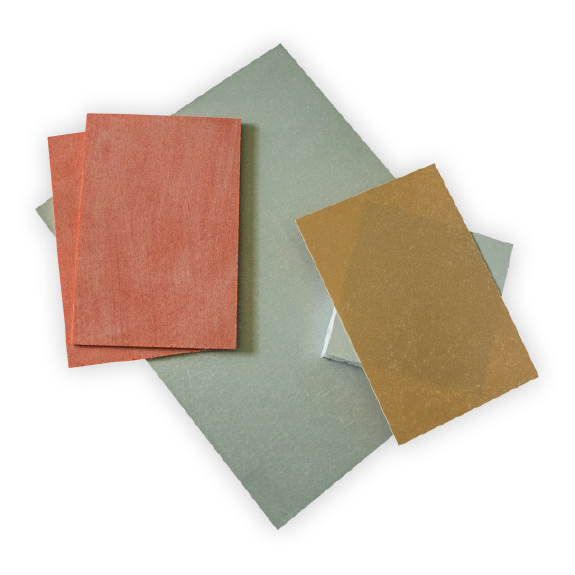 .031" (1/32" thick) H515 High-Temperature Flexible Fiberglass-Reinforced Polyester Laminate Sheet 220°C, tan,  36"W x 72"L sheet