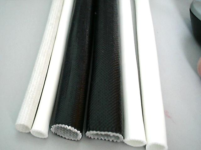 9/16" AWG 412F C-1 (2500V) Acrylic Coated Braided Fiberglass Sleeving 155°C, black, 100 FT per spool