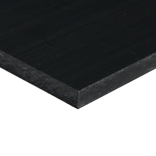 3" thick 7010 Acetal Copolymer Laminate Sheet, black,  24"W x 48"L sheet