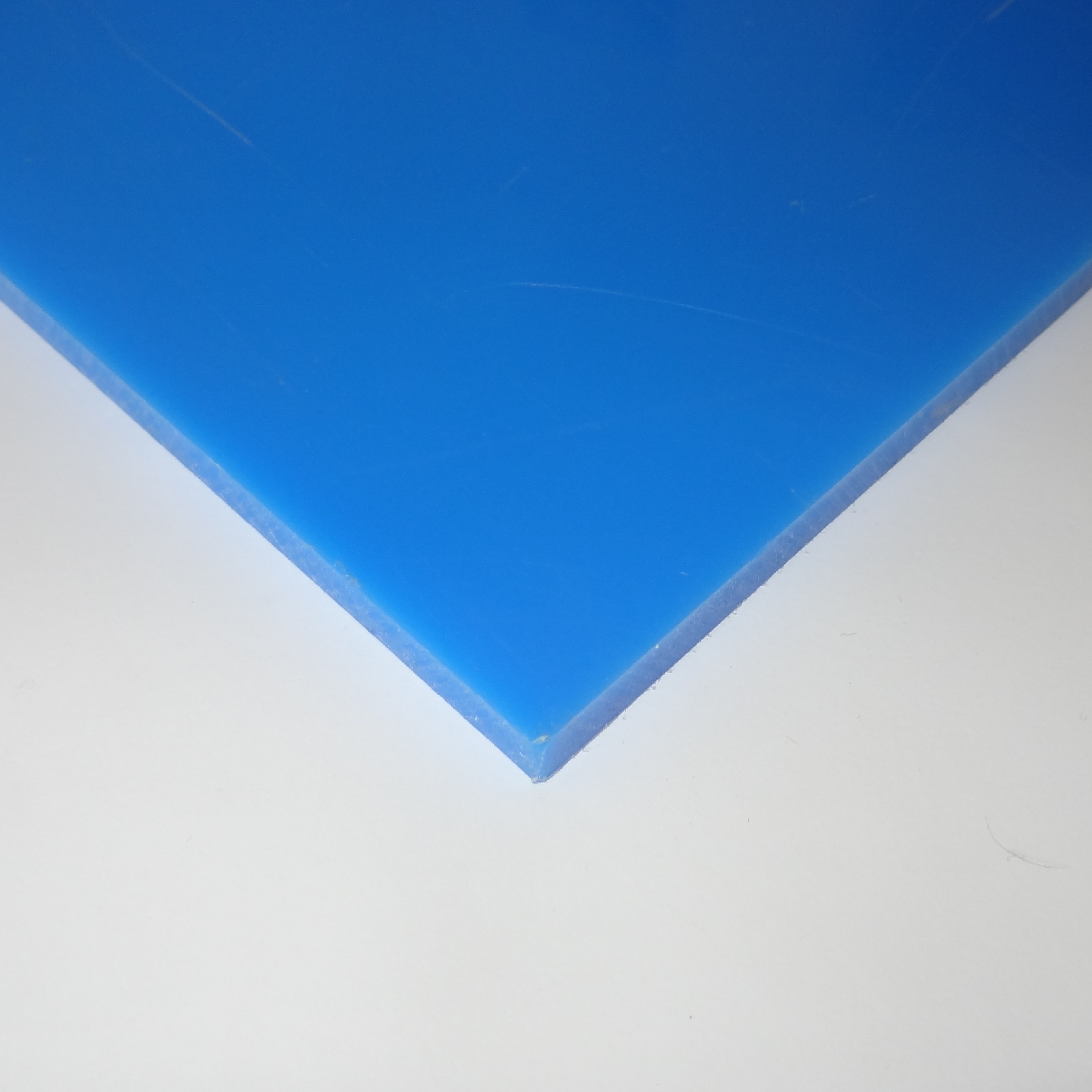 2" thick NYLATRON® MC 901 Unfilled Cast NYLON Laminate Sheet, blue, 24"W x 48"L sheet