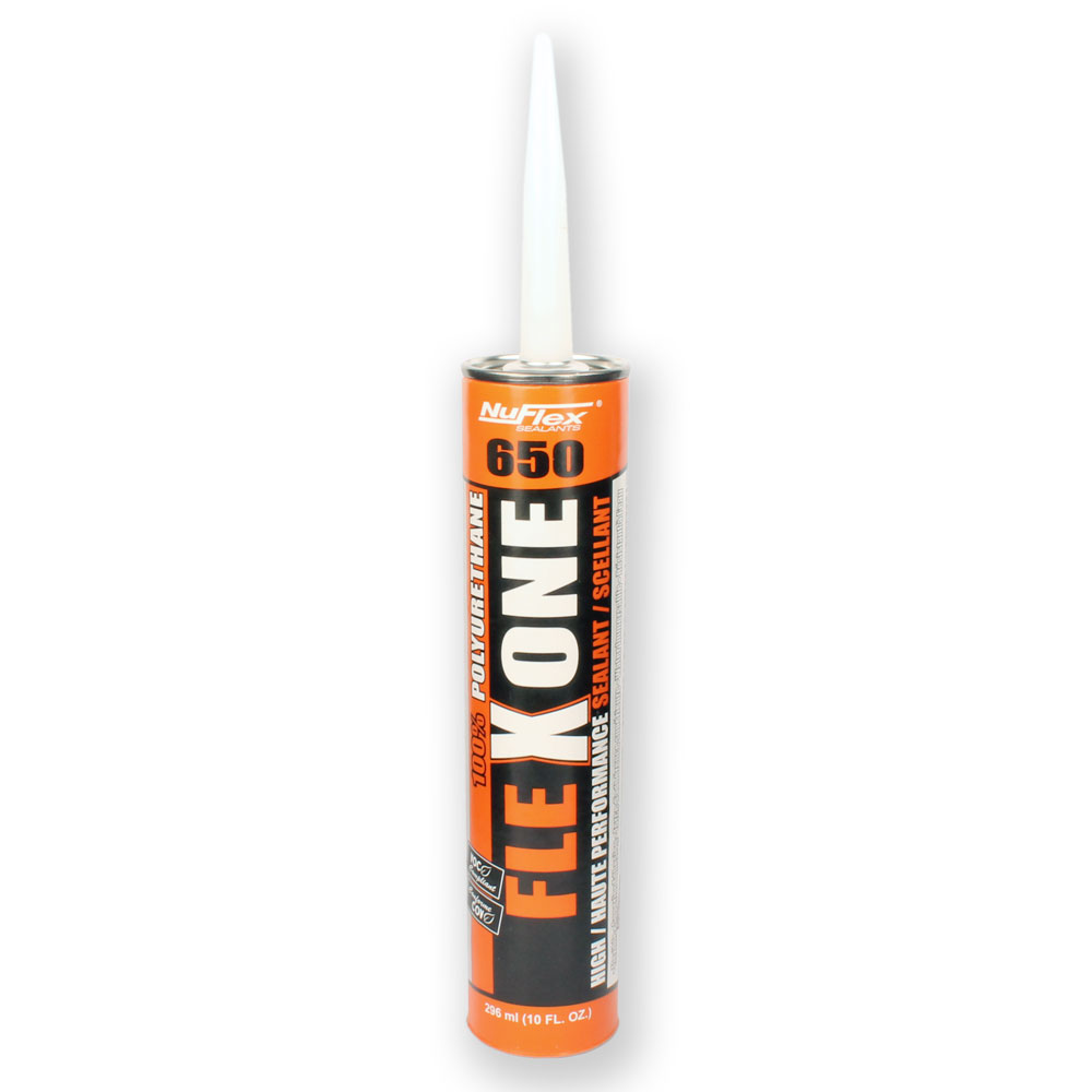 NuFlex 650 Gray FLEXone High Performance Polyurethane Sealant, gray, 300 mL cartridge