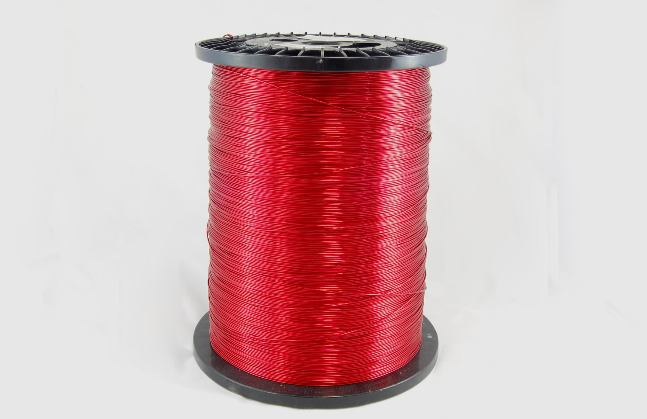 #14 Heavy Nysol  Round HNSR MW 80 Copper Magnet Wire 155°C, red, 85 LB box (average wght.)