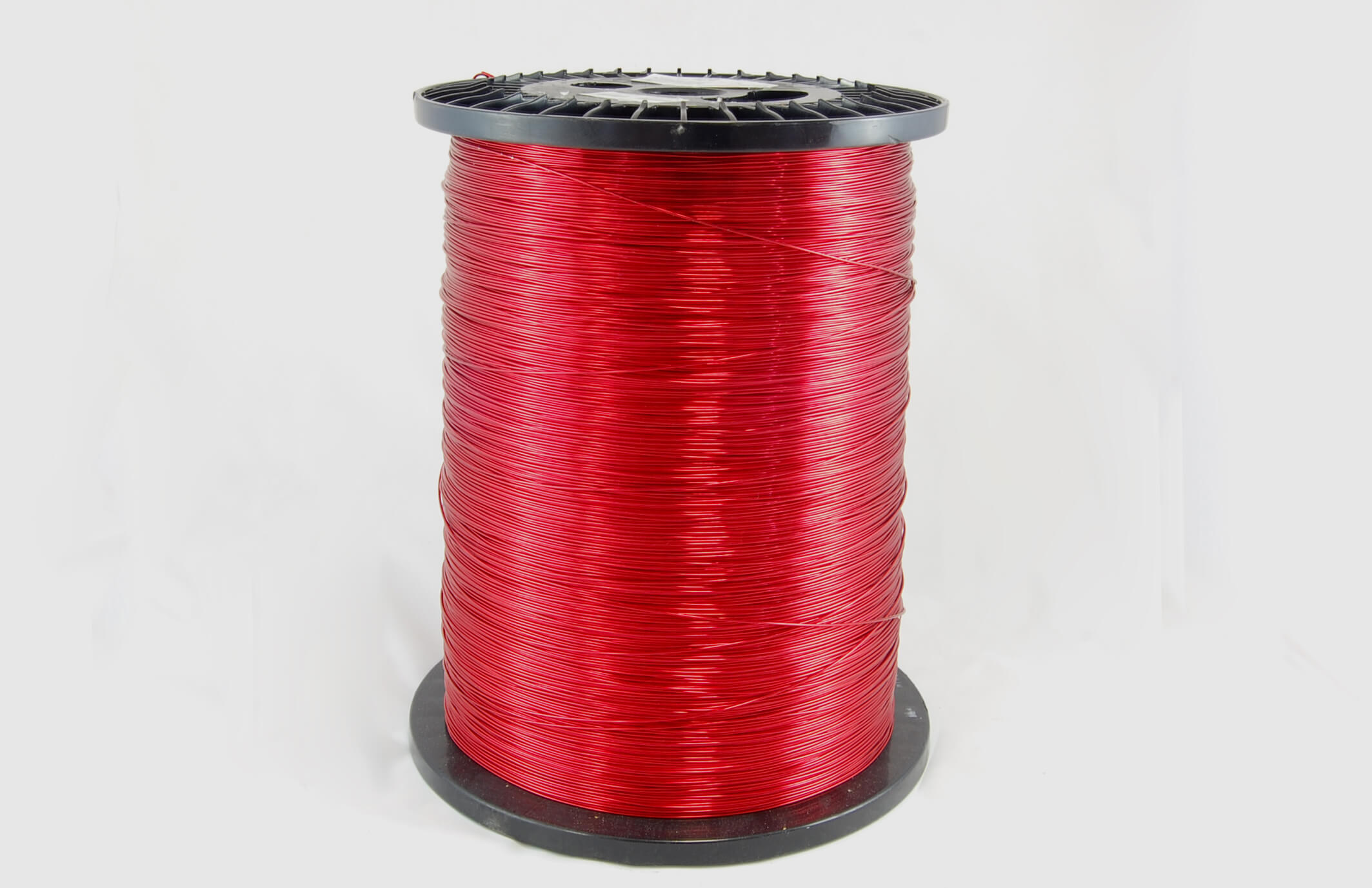 #24 Single Nysol  Round SNSR MW 80 Copper Magnet Wire 155°C, red, 85 LB box (average wght.)