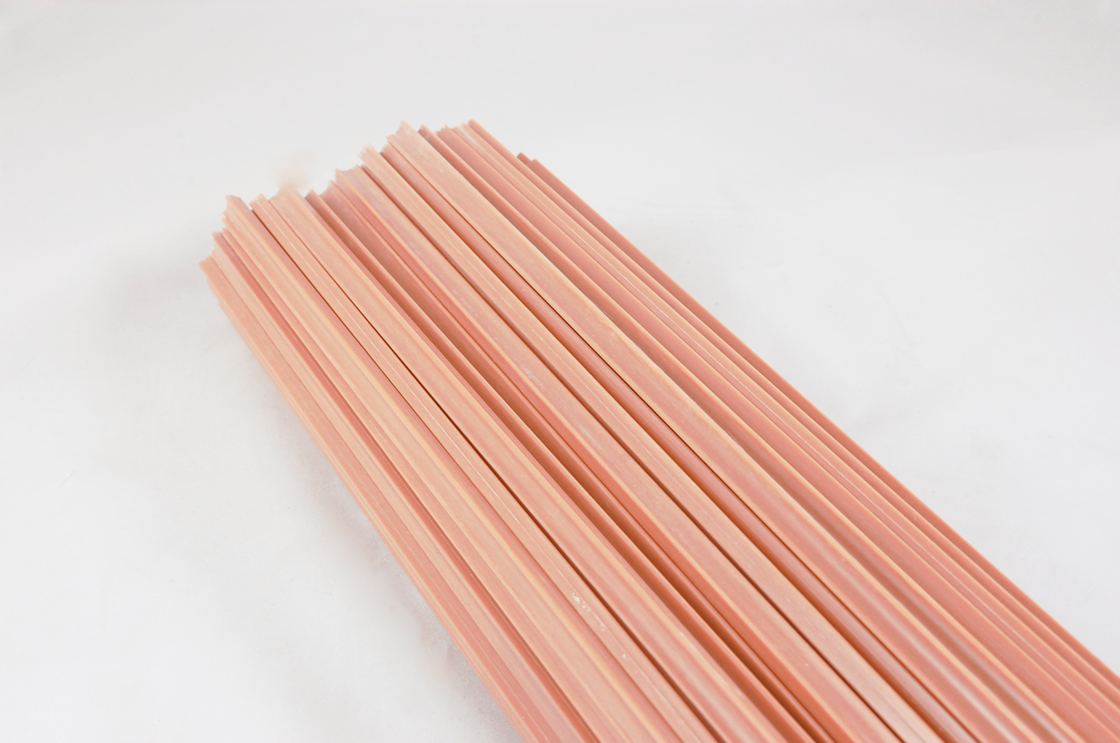 1/2" x 3/4" GLASROD® Grade MTS Fiberglass-Reinforced Polyester Laminate Dogbone 155°C, red, 30 dogbone x 270'  per bundle