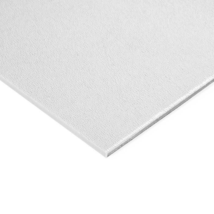 .500" (1/2" thick) GPO-3 Grade UTR 1491 Arc/Track & Flame Resistant Fiberglass-Reinforced Polyester Laminate Sheet 130°C, white,  48"W x 96"L  sheet