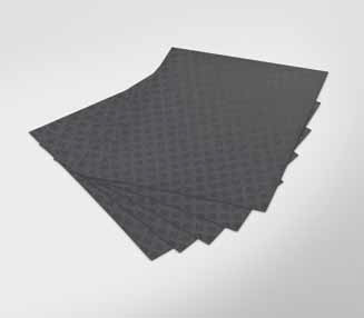 10 Mil (0.25 mm thick) Grade 3 Diamond Dotted Kraft Press-Paper Flexible Laminate 105°C, blue, 48" wide roll