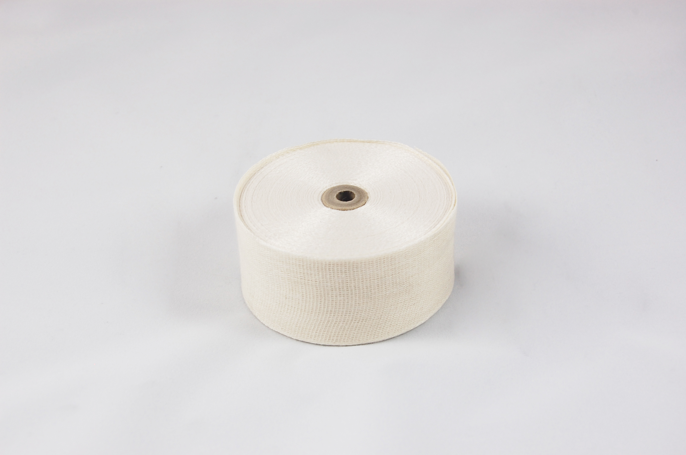 1/2" 304 .011" Woven Cotton Tape 105°C, natural, 1/2" wide x  36 YD roll