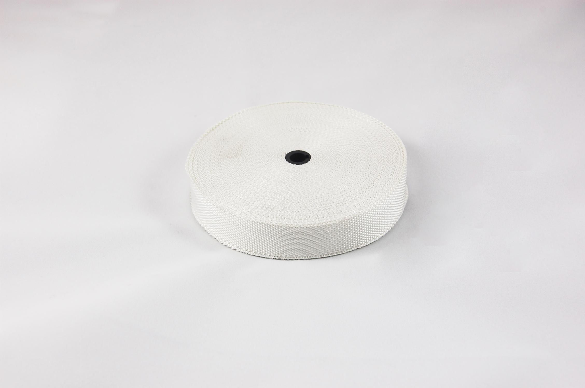 3/4" GT775MWGT .007" Woven Fiberglass Tape with Green Tracer 180°C, natural, 3/4" wide x  36 YD roll
