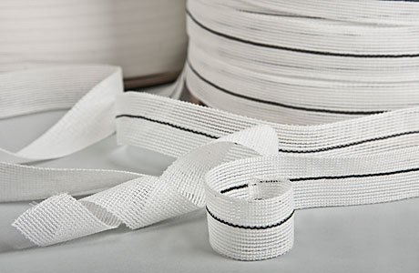 Tight weave cotton ribbon - 1/4 width / Natural